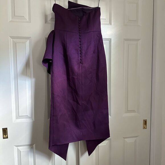 Free People x Elliatt Reception Cascade Ruffle Strapless Cocktail Dress - Picture 8 of 9